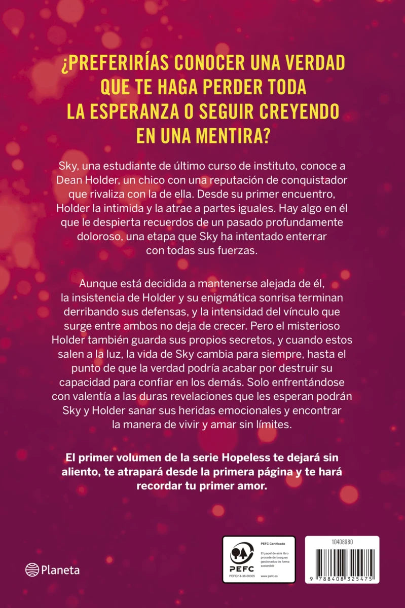 Hopeless. Tocando el cielo | Colleen Hoover | Planeta