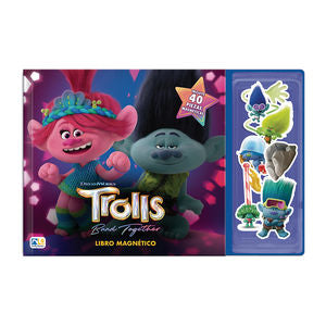 Libro magnético Trolls (incluye 40 pzas. magnéticas) Pd.