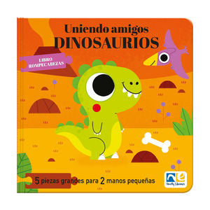 Uniendo amigos. Dinosaurios (Libro rompecabezas)