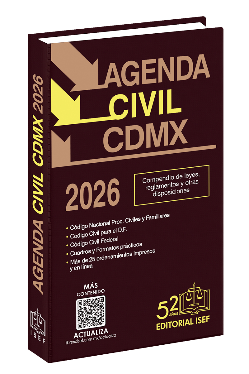 Agenda Civil de la Ciudad de México 2026 | Ediciones Fiscales ISEF