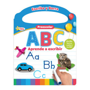 Escribe y borra Preescolar. A, B, C, aprende a escribir / Pd.