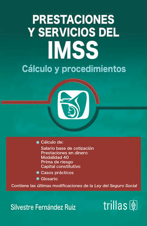 Prestaciones y servicios del IMSS | FERNANDEZ RUIZ, SILVESTRE | Trillas