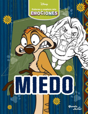 Coloreo y exploro mis emociones. Miedo