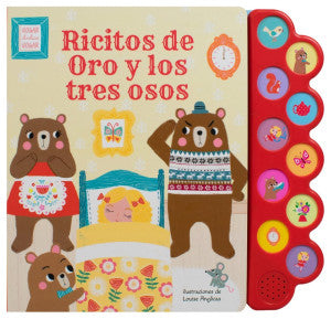 Ricitos de oro y los tres cerditos / Pd. (Libro con 10 sonidos)