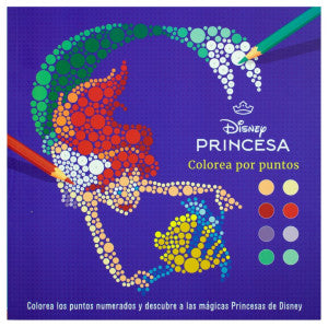 Disney Princesa. Colorea por puntos
