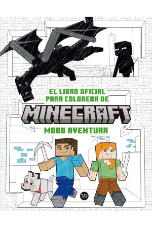 El libro oficial para colorear de Minecraft. Modo aventura