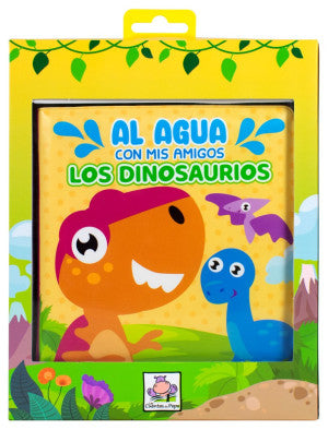 Al agua con mis amigos: Los Dinosaurios. Los Cuentos de Pepo (Libro de baño) | Abc International Publishing Ediciones