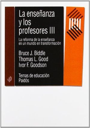 La enseñanza y los profesores, III