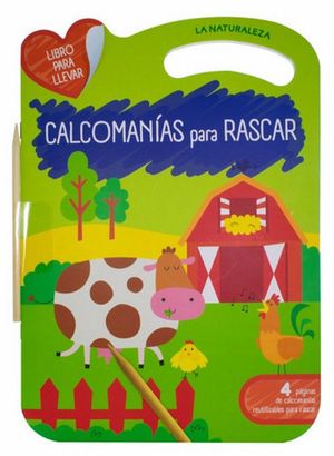 Libro para llevar. Calcomanías para rascar: La naturaleza