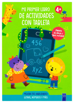 Mi Primer Libro De Actividades Con Tableta 4+. ¡Letras, Números Y Más!