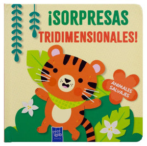 ¡ Sorpresas tridimensionales!: Animales salvajes / Pd. ( Libro Pop - Up)