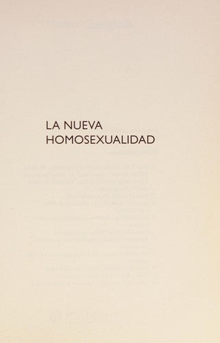 NUEVA HOMOSEXUALIDAD, LA