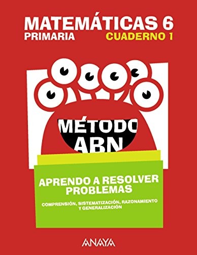 Matemáticas 6 Método ABN Aprendo a resolver problemas 1