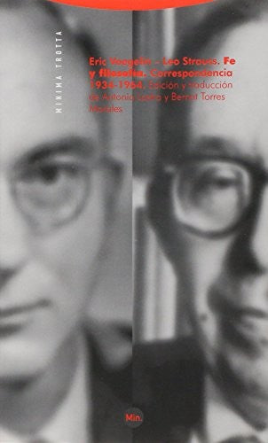 Fe Y Filosofia. Correspondencia 19340 Eric Voegelin