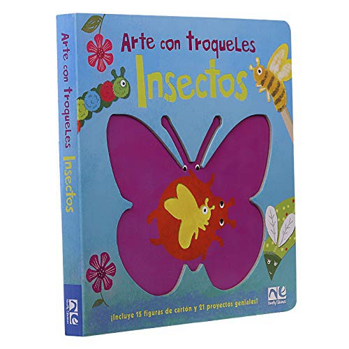 LIBRO ARTE CON TROQUELES INSECTOS (KSD-106)
