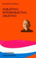 Subjetivo, Intersubjetivo, Obj