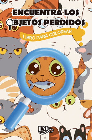 Encuentra los objetos perdidos. Libro para colorear