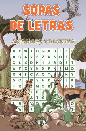 Sopas de letras. Animales y plantas