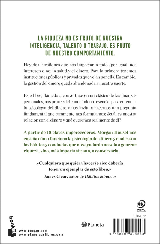 La psicología del dinero | Morgan Housel | Booket Paidós México