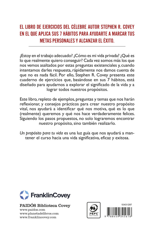 Un propósito para tu vida | Stephen R. Covey | Paidós