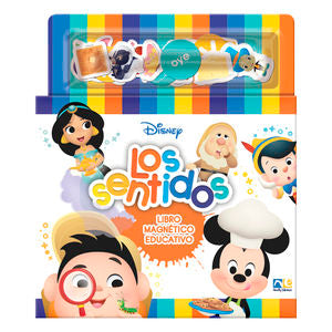 Mini libro magnético. Disney Los sentidos