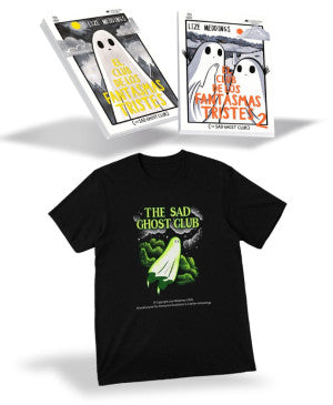 Paquete El club de los fantasmas tristes ( The Sad Ghost Club) / Combo de 2 Libros + 1 Playera
