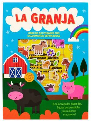 La Granja. Libro de actividades con calcomanías esponjosas