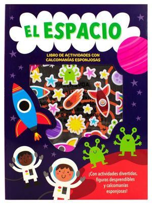 El espacio. Libro de actividades con calcomanías esponjosas