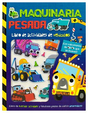 Maquinaría pesada. Libro de actividades de vehículos