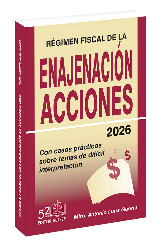 Régimen Fiscal de la Enajenación de Acciones 2026 | Ediciones Fiscales ISEF