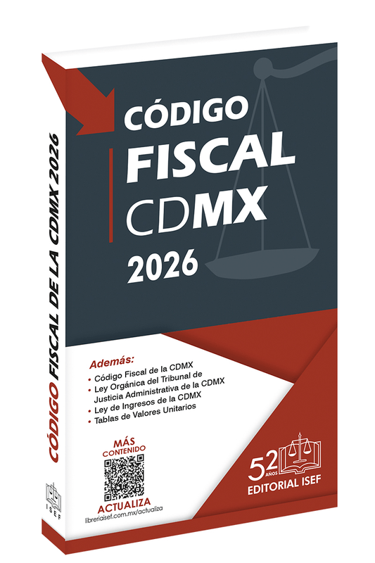 Código Fiscal de la Ciudad de México Económico 2026 | Ediciones Fiscales ISEF