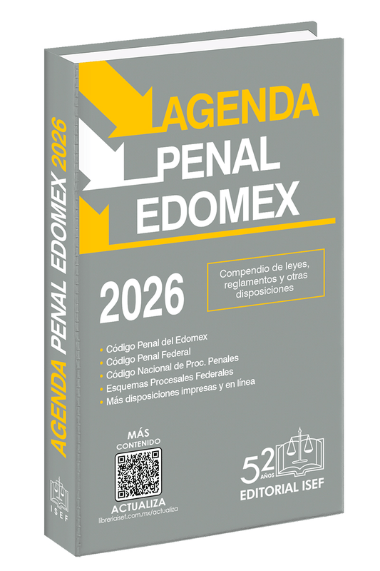 Agenda Penal del Estado de México 2026 | Ediciones Fiscales ISEF