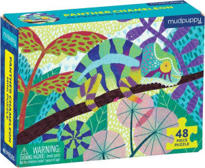 Panther Chameleon 48 Piece Mini Puzzle
