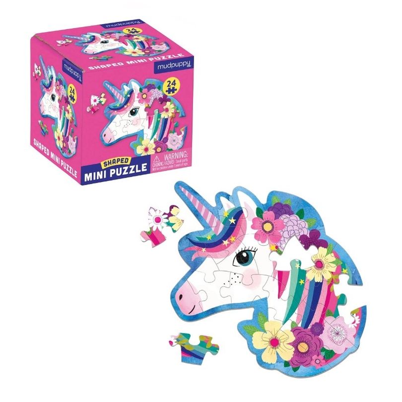 Unicorn 24 Pc Shaped Mini Pzzl