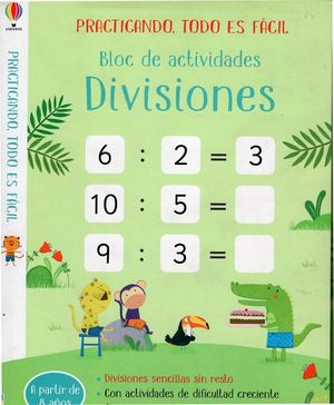 Bloc de actividades. Divisiones
