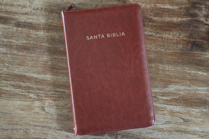 BIBLIA RVR 1960 SIMIL PIEL CANELA CON CR
