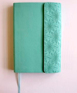 BIBLIA RVR60 LETRA GRANDE AQUAMARINA IMA
