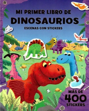 Escenas con stickers. Mi primer libro de dinosaurios