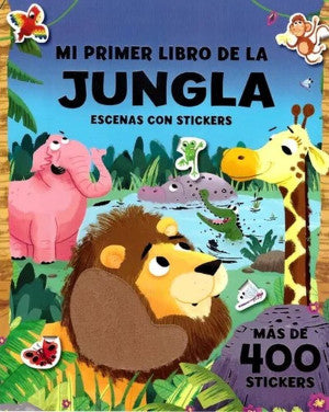 Escenas con stickers. Mi primer libro de la jungla