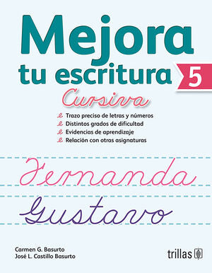 Mejora Tu Escritura 5. Cursiva. Primaria