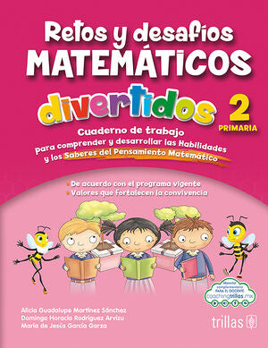 RETOS Y DESAFIOS MATEMATICOS DIVERTIDOS 2 PRIMARIA | MARTINEZ SANCHEZ, ALICIA GUADALUPE; RODRIGUEZ ARVIZU, DOMINGO HORACIO; GARCIA GARZA, MARIA DE JESUS | Trillas