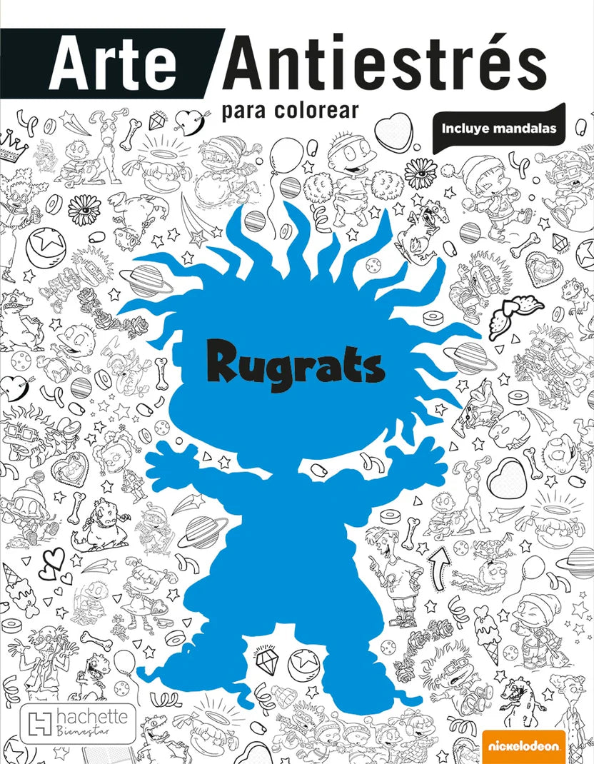 Arte Antiestrés para colorear. Rugrats | Klansky Csupo | Hachette Bienestar
