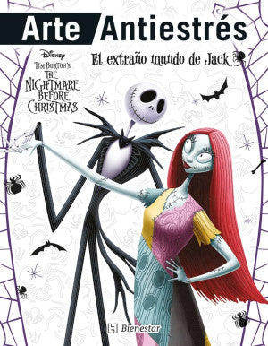 Arte Antiestrés. El Extraño Mundo De Jack | Disney | Hachette Bienestar
