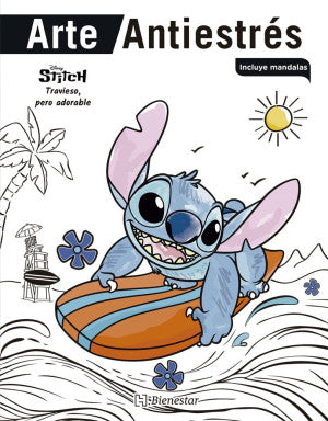 Arte Antiestrés. Stitch. Travieso, pero adorable | Disney | Hachette Bienestar
