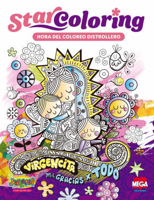 Distroller. Star Coloring: Virgencita Mil Gracias X Todo | Libro