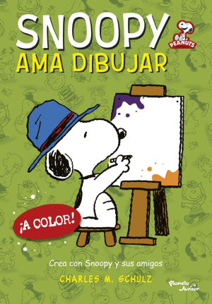 Snoopy ama dibujar. ¡ A color !