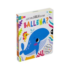Libro con ventanas deslizables: ¿Qué tan larga es una ballena? / Pd.