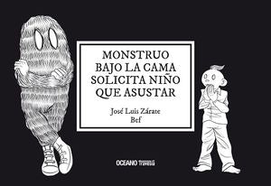 Monstruo bajo la cama solicita niño que asustar / Pd.