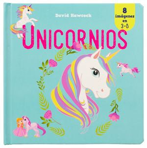 Unicornios. Increíble en 3D Pop-Up / Pd.