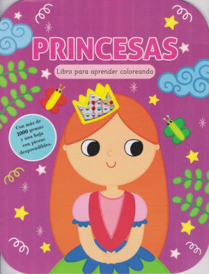 Libro para aprender coloreando. Princesas